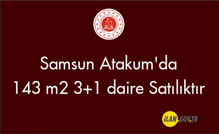 Samsun Atakum'da 143 m2 3+1 daire icradan satılıktır