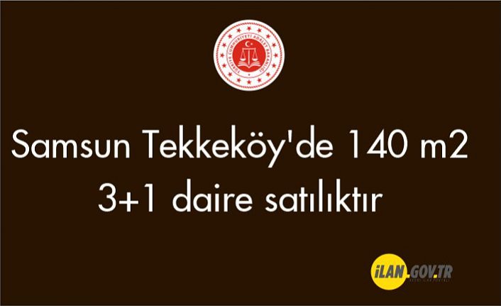 Samsun Tekkeköy'de 140 m2 3+1 daire icradan satılıktır
