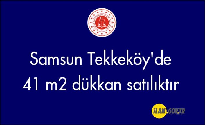 Samsun Tekkeköy'de 41 m2 dükkan icradan satılıktır
