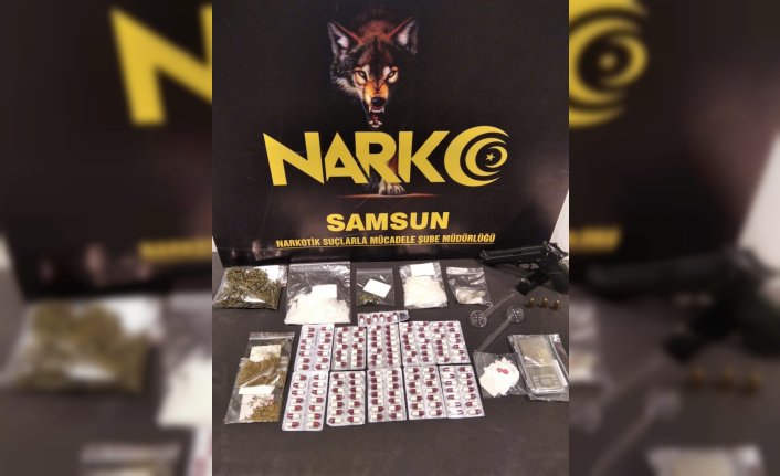 Samsun'da düzenlenen uyuşturucu operasyonunda 4 şüpheli yakalandı