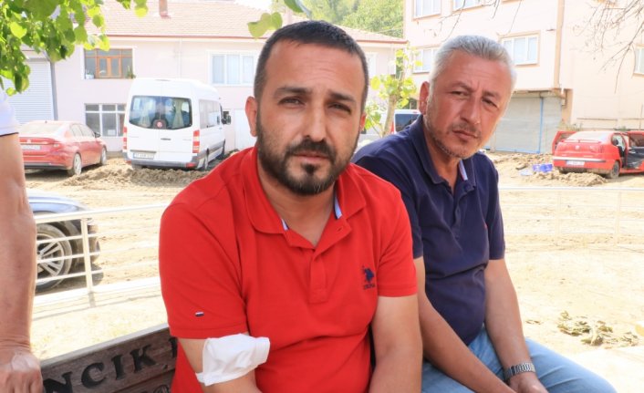 Sel sularına kapılmadan önce oğluyla telefonda helalleşmiş