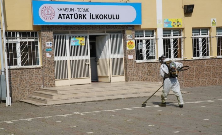 Terme Belediyesinden okullara yüz yüze eğitim hazırlığı desteği