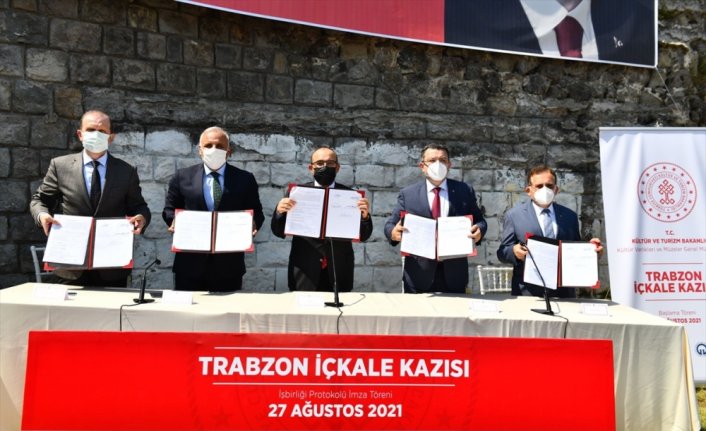 Trabzon'daki Zağnos Vadisi'nde arkeolojik kazı yapılabilmesi için iş birliği protokolü imzalandı