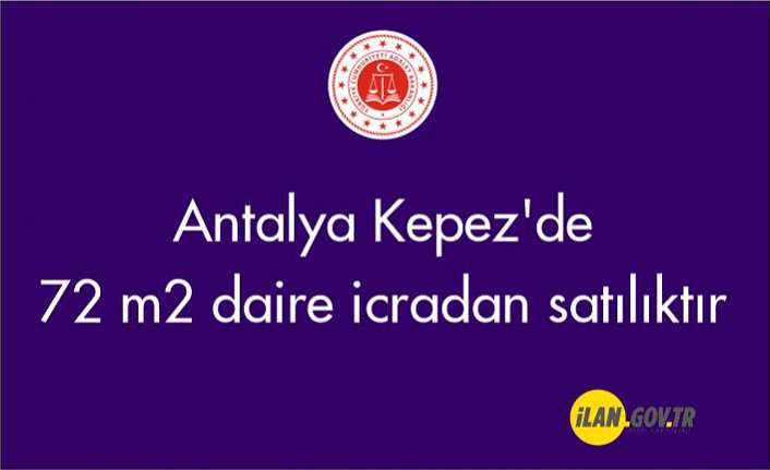 Antalya Kepez'de 72 m2 daire icradan satılıktır