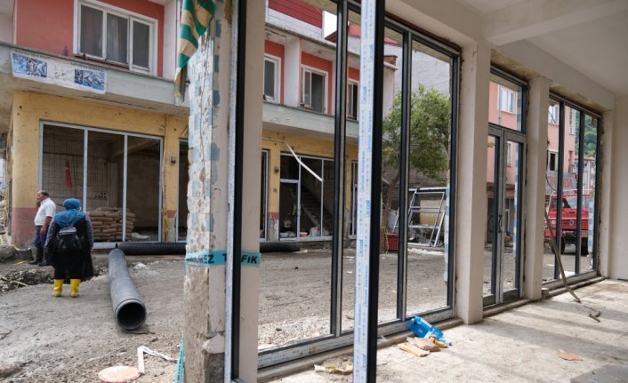 Bozkurt'taki sel felaketinin 21'inci gününde çalışmalar aralıksız sürüyor