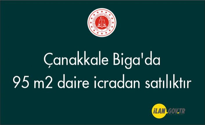 Çanakkale Biga'da 95 m² daire icradan satılıktır