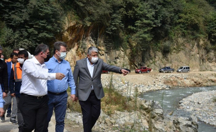 Giresun Valisi Enver Ünlü, Espiye'de incelemelerde bulundu