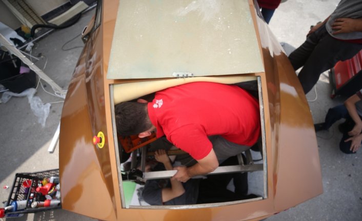 İmam hatipli öğrencilerin tasarladığı elektrikli araç TEKNOFEST'te piste çıkacak