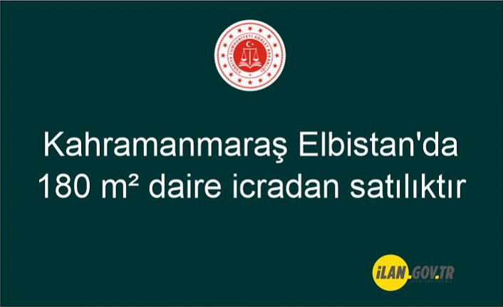 Kahramanmaraş Elbistan'da 180 m² daire icradan satılıktır