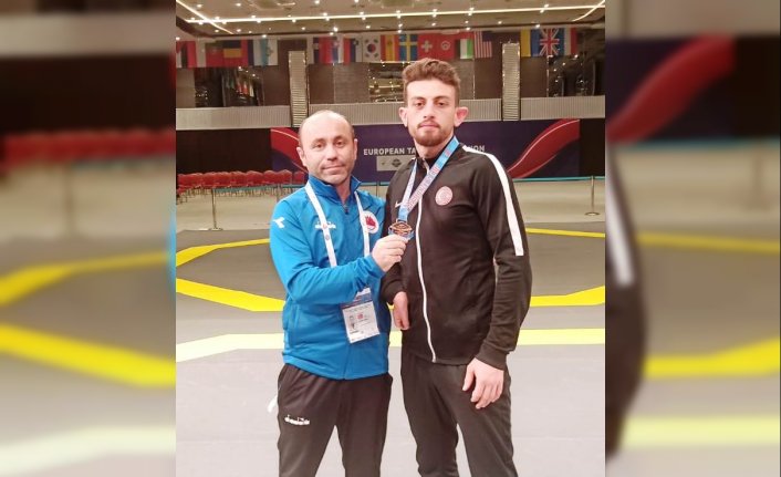 Kavaklı tekvandocu bronz madalya kazandı