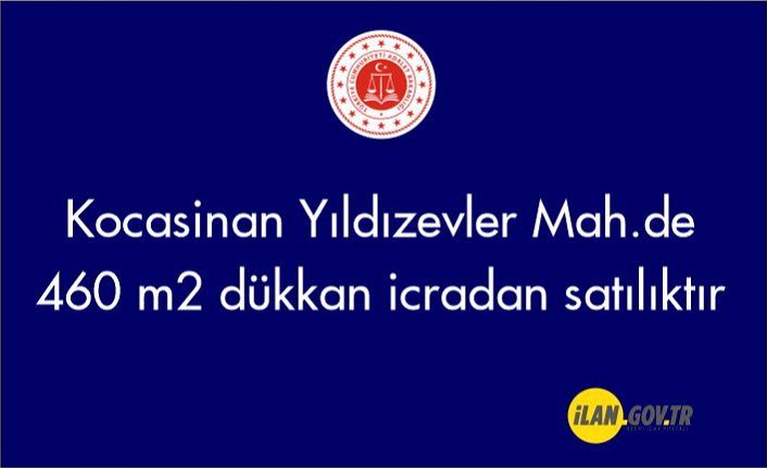 Kocasinan Yıldızevler Mah.de 460 m² dükkan icradan satılıktır