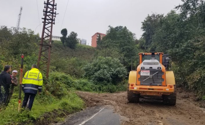Ordu'da sağanak heyelanlara yol açtı