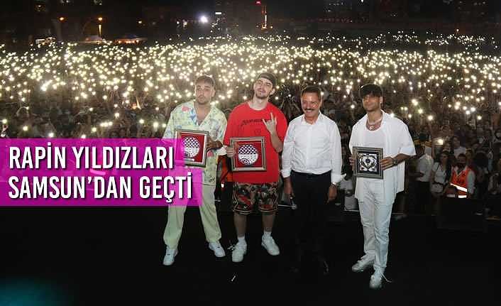 Rapin Yıldızları Samsun’dan Geçti
