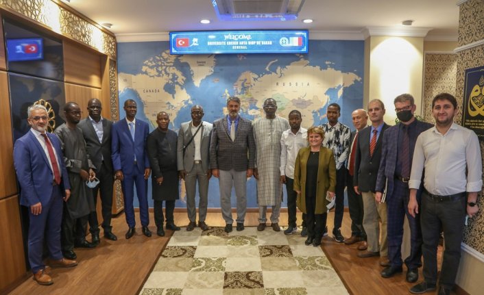 Senegalli dekanlardan Karabük Üniversitesine iş birliği ziyareti