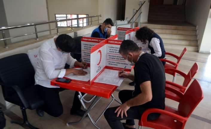 Zonguldak Belediyesi personellerinden kan bağışına destek