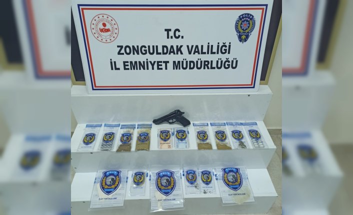 Zonguldak'ta uyuşturucu operasyonunda yakalanan 3 zanlı tutuklandı