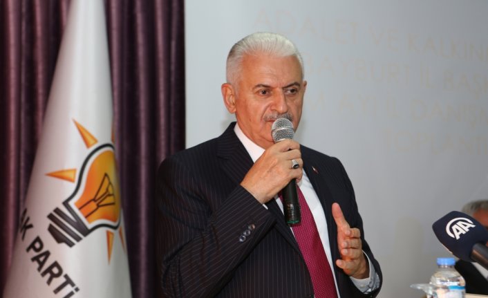 AK Parti Genel Başkanvekili Yıldırım, Bayburt'ta partililere hitap etti: