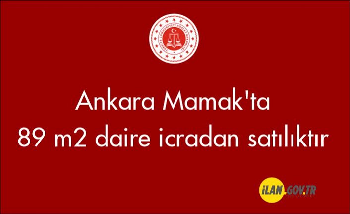 Ankara Mamak'ta 89 m² daire icradan satılıktır