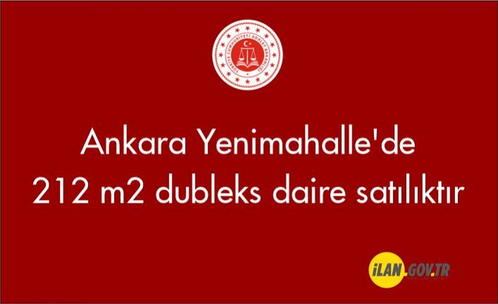 Ankara Yenimahalle'de 212 m² dubleks daire icradan satılıktır