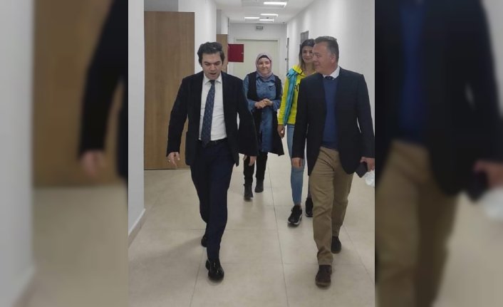 Espiye ilçe Kaymakamı Tengir, gençlik merkezinde incelemede bulundu