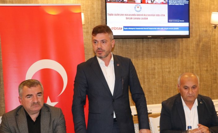 Havza'da Eğitim-Bir-Sen iş yeri temsilcileri istişare toplantısı düzenlendi