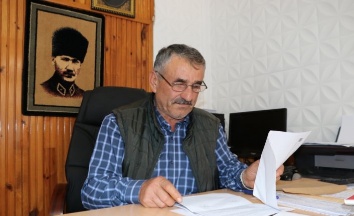 Hayatını kaybeden muhtar oğlunun yarım kalan işleri için kolları sıvadı