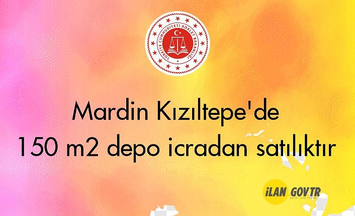 Mardin Kızıltepe'de 150 m² depo icradan satılıktır