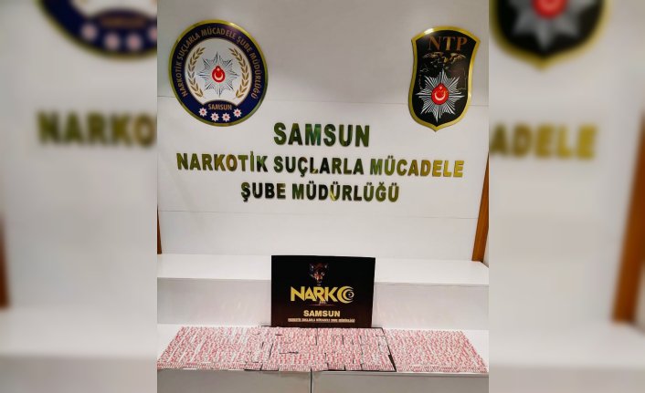 Samsun'da 2 bin 226 kapsül sentetik hap ele geçirildi
