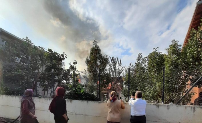 Sinop'ta yaşlı çifti yangından komşuları kurtardı