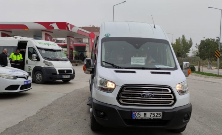 Suluova'da  okul servis araçları denetlendi