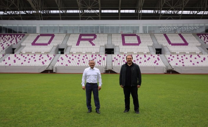 TFF yetkilileri Yeni Ordu Stadı'nda incelemelerde bulundu