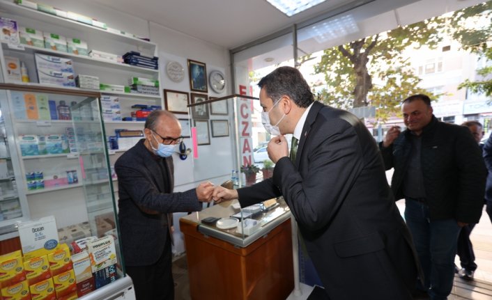 Tokat Belediye Başkanı Eroğlu, esnaf ziyaretinde bulundu