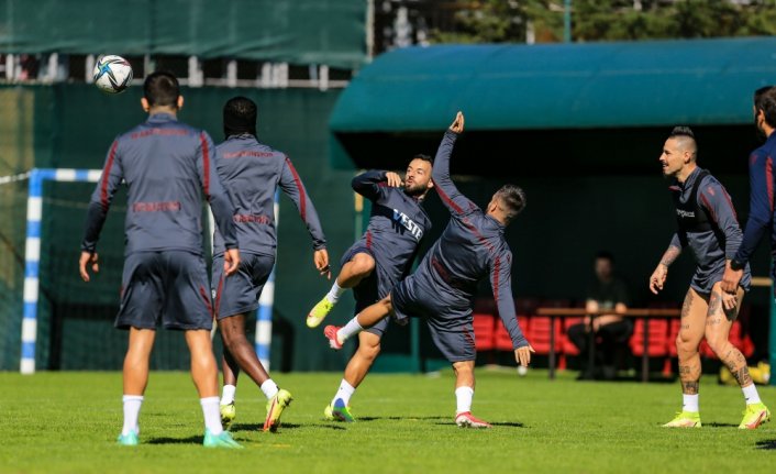 Trabzonspor, Göztepe maçı hazırlıklarını sürdürdü