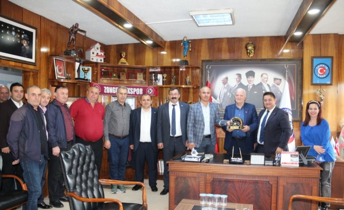 Arnavutluk İşçi Sendikaları Konfederasyonu Genel Başkanı Kajala'dan GMİS'e ziyaret