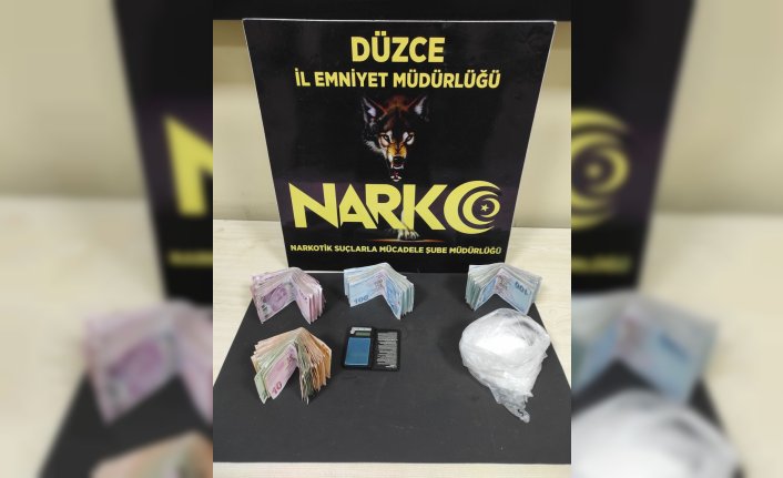 Düzce'de uyuşturucu operasyonunda bir şüpheli tutuklandı