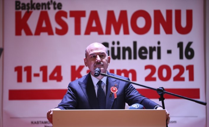 İçişleri Bakanı Soylu, Kastamonu Günleri'nin açılışını yaptı: