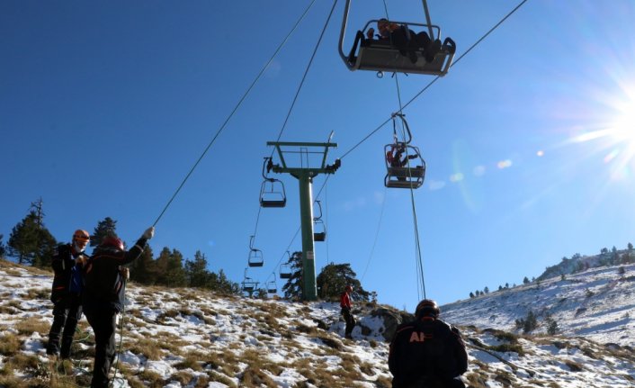 JAK ve AFAD ekipleri Kartalkaya'da tatilciler için hazırlıklarını tamamladı