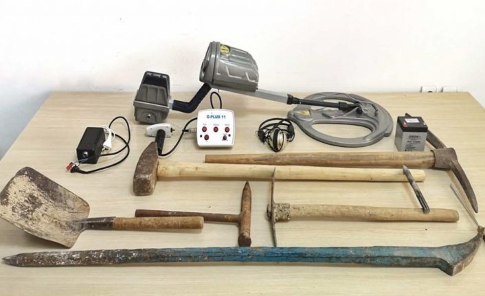 Karabük'te izinsiz kazı yapan 2 kişi yakalandı