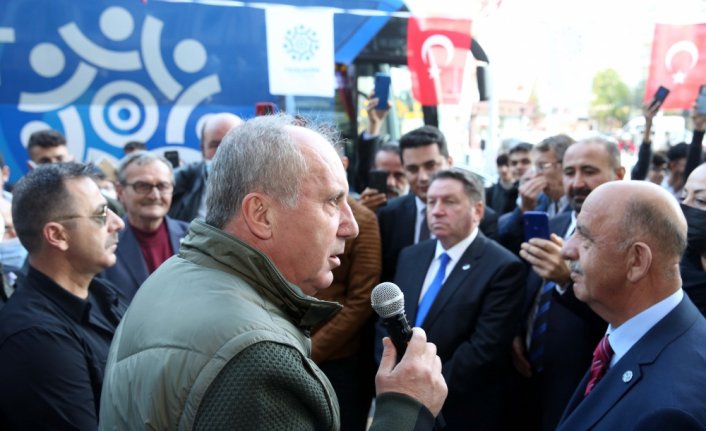 Memleket Partisi Genel Başkanı İnce, Tokat'ta konuştu: