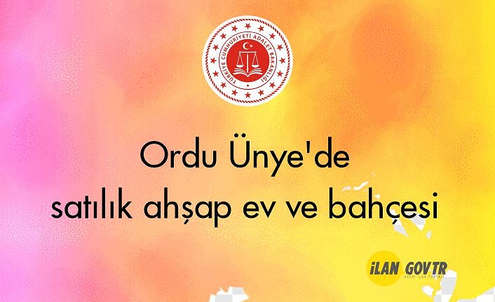 Ordu Ünye'de icradan satılık ahşap ev ve bahçesi