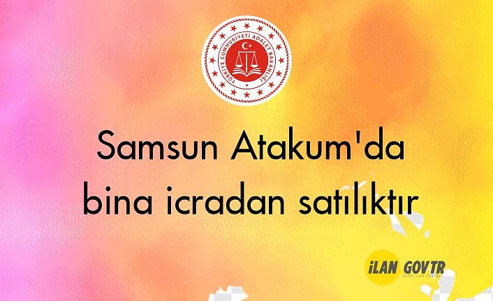 Samsun Atakum'da bina icradan satılıktır