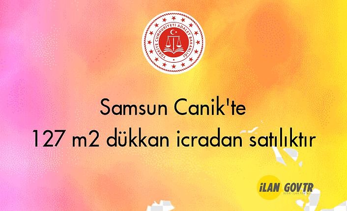 Samsun Canik'te 127 m² dükkan icradan satılıktır