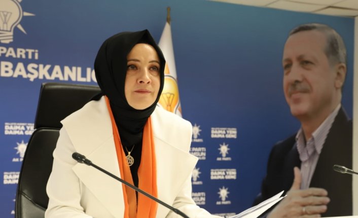 Samsun'da AK Parti Kadın Kolları, kadına yönelik şiddet için bir araya geldi