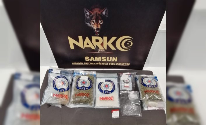 Samsun'da düzenlenen uyuşturucu operasyonunda 3 şüpheli yakalandı