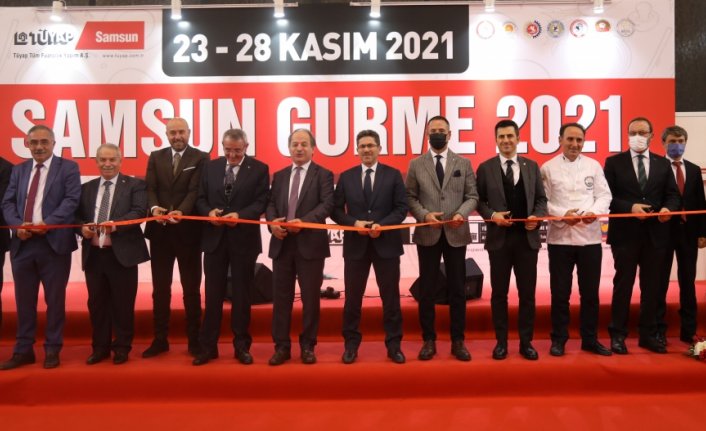Samsun'da Gurme 2021 Gıda ve Yöresel Lezzetler Fuarı açıldı