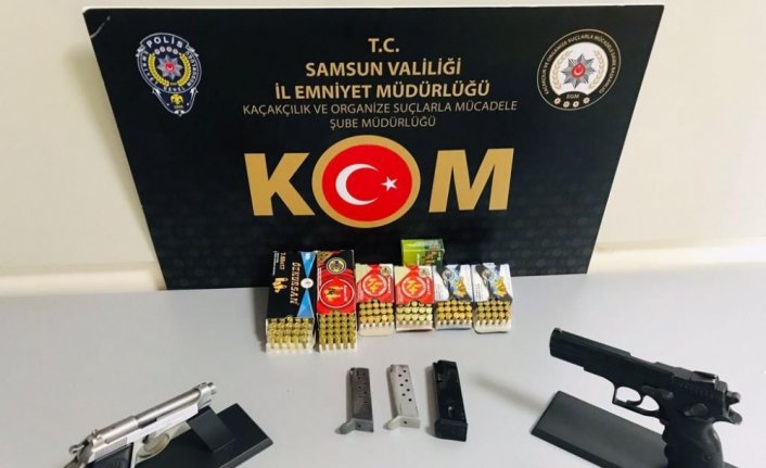 Samsun'da silah kaçakçılığı operasyonunda 3 şüpheli yakalandı