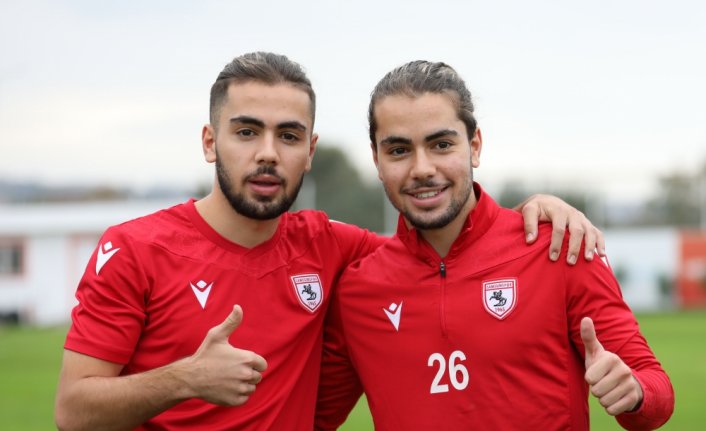 Samsunspor'un tek yumurta ikizi futbolcuları şampiyonluk hedefliyor
