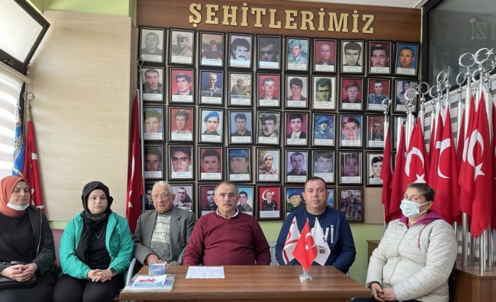 Sinop'ta şehit yakınları ve gazilerden İYİ Partili Türkkan'a tepki