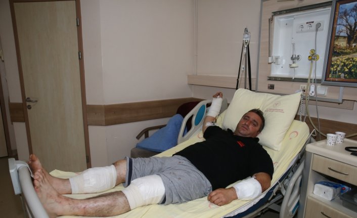 Tokat'ta ayı saldırısı sonucu yaralanan kişi yaşadıklarını anlattı