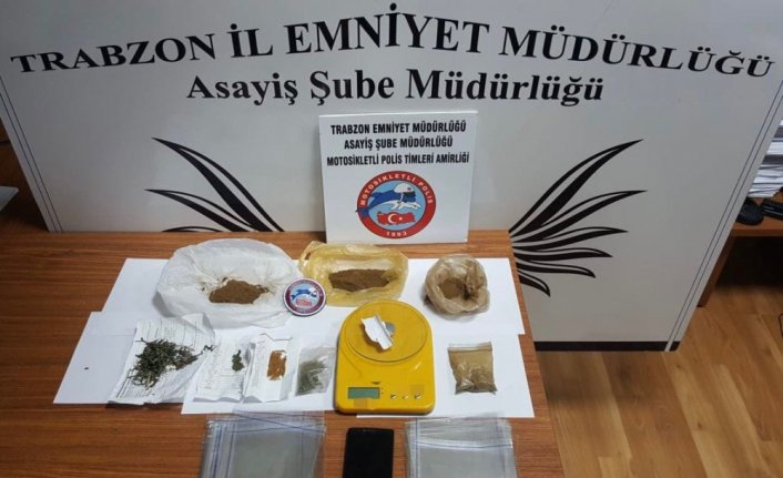 Trabzon'da uyuşturucu operasyonunda 1 şüpheli gözaltına alındı